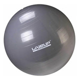Bola Suiça Premium Pilates Yoga Abdominal Ball 65cm Liveup Cor Cinza