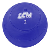 Bola Tonificadora Ball De Borracha 2kg Lcd Borrachas