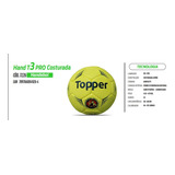 Bola Topper Handebol T3 Costurada