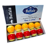 Bolas 54mm Mata-mata Faixadas (10 Bolas) - Buffalo