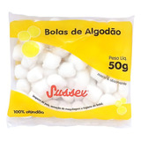 Bolas De Algodão Hidrófilo Sussex 50g