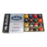 Bolas Numeradas 50mm Faixas Listras Buffalo Bilhar Sinuca