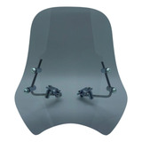 Bolha Para Moto Parabrisa Yes 125 Suzuki Farol Redondo Fume