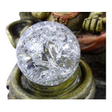 Bolinha De Vidro Bola Para Fonte De Água Esfera Cristal 4 Cm Cor Transparente