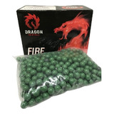 Bolinha Paintball Dragon Fire (1000 Bolinhas) 100% Paintball