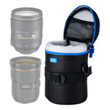 Bolsa Case Para Lente Canon Nikon 24-70mm Acolchoada Jjc Cor Preto