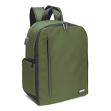 Bolsa De Nylon Com Câmera Digital De Ombro Army Green Slr