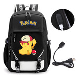 Bolsa De Ombro Periférica De Grande Capacidade Pokémon Anime
