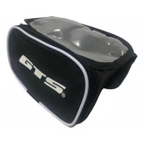 Bolsa De Quadro Bicicleta Celular Alforje Ferramenta Mtb Gts Cor Preto