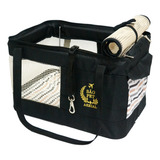 Bolsa De Transporte Aéreo Para Pets Preto Modelo Azul 43x31,5x20cm
