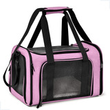 Bolsa De Transporte Pet 50x35x32 Viagem Avião Carro Cão Gato