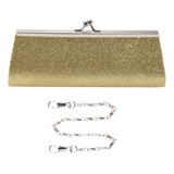 Bolsa Feminina Glitter Clutch, Festa Noturna, Banquete De Ca