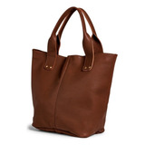 Bolsa Feminina Grande Modelo Saco Sacola Em Couro Legitimo 