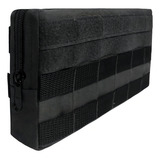 Bolsa Grande Tática Para Colete Modular J.a Rio Militar Cor Preto