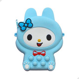 Bolsa Infantil De Silicone Transversal Hello Kitty Kuromi 
