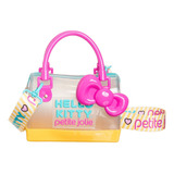 Bolsa Infantil Translucido/amarelo Hello Kitty + Petite Joli
