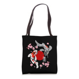  Bolsa Japonesa De Carpa Koi Sakura Nishikigoi Peixe Flor De