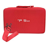 Bolsa Mala Rígida Transporte Alça Para Ps5 Slim E Acessórios