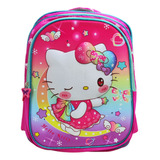 Bolsa Mochila Escolar Infanto Juvenil 3d Menina Hello Kitty