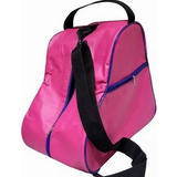 Bolsa Mochila Rosa/pink Para Patins Quad In Line 