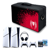 Bolsa Para Ps5 Fat Slim Mochila Playstation 5 Bag - Vários