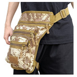 Bolsa Pochete Cartucheira De Perna Tática Camuflada Cintura