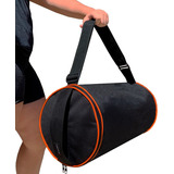 Bolsa Porta Bolas Cor Preto-laranja