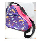 Bolsa Porta Patins Infantil Quad / In Line Unicórnio Lilás