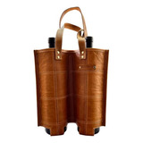 Bolsa Porta Vinhos Wine Bag Couro- 2 Garrafas Pronta Entrega