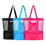 Bolsa Térmica Multiuso Ideal Para Uso Esportivo E Praia Cor Azul