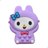 Bolsa Transversal Infantil Silicone Hello Kitty Tiracolo