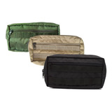 Bolso Molle Para Colete Modular Preto Tan Verde 25x15 600d