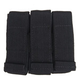 Bolso Porta Carregador Modular Triplo De Pistola Fast Preto