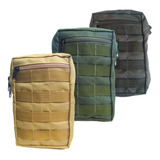 Bolso Tático Molle Vertical Para Colete Modular 25x17 