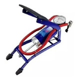 Bomba Ar Pedal Um Tanque 55x100mm Lotus Cor Azul