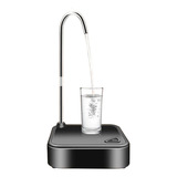 Bomba Automática Galão Garrafão D´agua Recarregável Elétrica Cor Preto