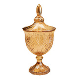 Bomboniere Potiche Baleiro Dublin Cristal Lyor Ambar 997418