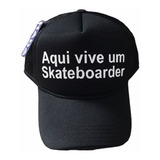 Boné Aqui Vive Um Skateboarder Skate Chorão Pronta Entrega 