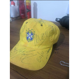 Boné Autografado Seleção Brasileira 1999