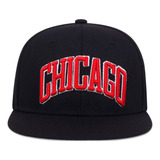 Boné Chicago Aba Reta Snapback Hip Hop Rap Skateboard Nba