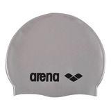 Boné De Natação Infantil Resistente Ao Cloro E Areia, Boné De Silicone, Unissex, Menina, Menino, Piscina, Cor Cinza, Design De Tecido Liso, Tamanho Júnior