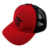 Boné Flamengo Zico Silk 3d Frontal Supercap Original