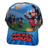 Boné Infantil Mickey Mouse E Sua Turma Com Ajuste