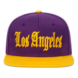 Boné Los Angeles Aba Reta Snapback Hip Hop Rap Skateboard