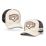 Boné Masculino Feminino Bege Trucker Country Pampas Country