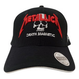 Boné Metallica Preto Bordado