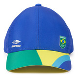 Boné Mormaii Time Brasil Oficial Olimpíadas 2024 Azul