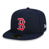 Boné New Era 59fifty Boston Red Sox Fechado Mlb Aba Reta 
