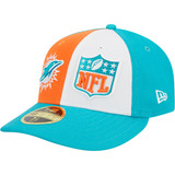 Boné New Era 59fifty Fitted Lp Miami Dolphins Sideline