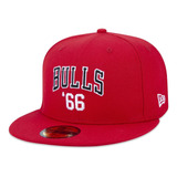 Boné New Era 59fifty Nba Chicago Bulls Core Fitted Aba Reta